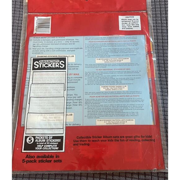 SEALED 1992 Trolls Play & Activity Stickers Diamond Album & Sticker Packs - Picture 3 of 3
